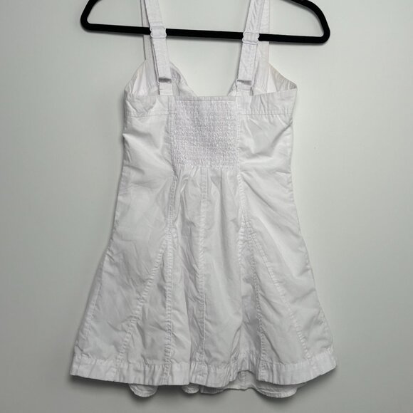 UO Teega Button Pinafore Mini Dress - Picture 6 of 7
